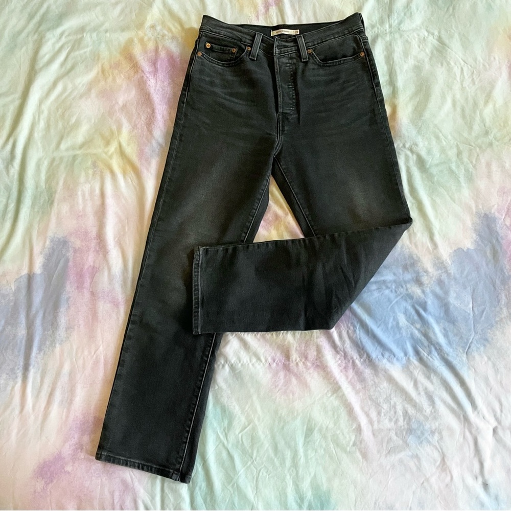 Levi’s Black Wedgie Straight Jeans